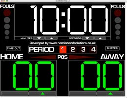 Basketball Scoreboard Standard V2 Passwordl